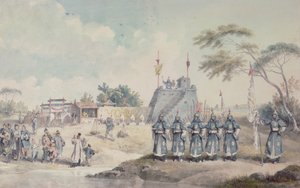 Puesto Militar Chino en el río Eu Ho de William Alexander